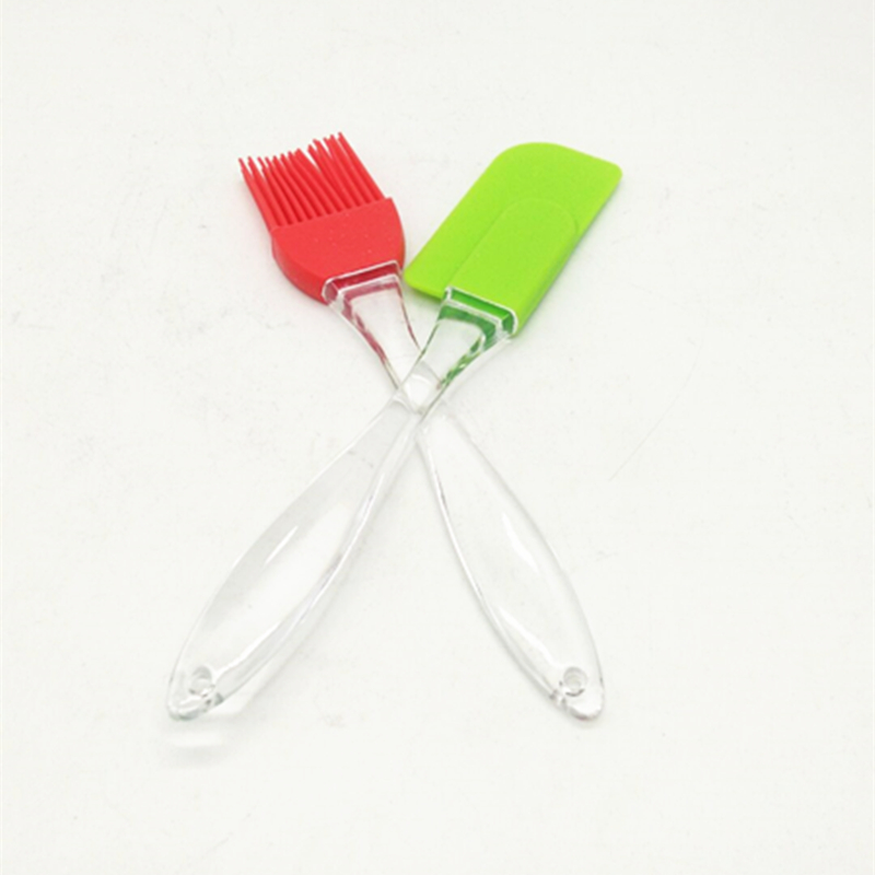 Sunshine Department Store S01A Kitchen Baking Tool Oil Brush, High Temperature Resistant Coating Barbecue Brush, Silicone Scraper