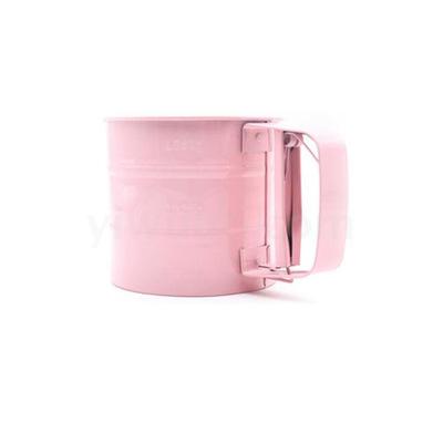 Small Tool Kitchen Flour Sieve Manual Baking Utensils Color Spray Paint Stainless Steel Handheld Small Cake