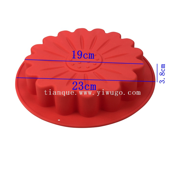 Silicone Qifeng Cake Mold for Household Oven Utensils Baking Mold Anti slip Thick Circular Kitchen Cake Mold