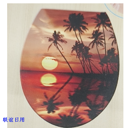 18 inch MDF laminated toilet seat with wooden toilet seat manufacturer direct sales