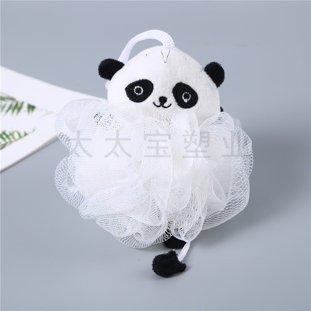 Children's Ballet Panda Bath Towel PE Bath Ball Cute Cartoon Bath Ball Bath Flower
