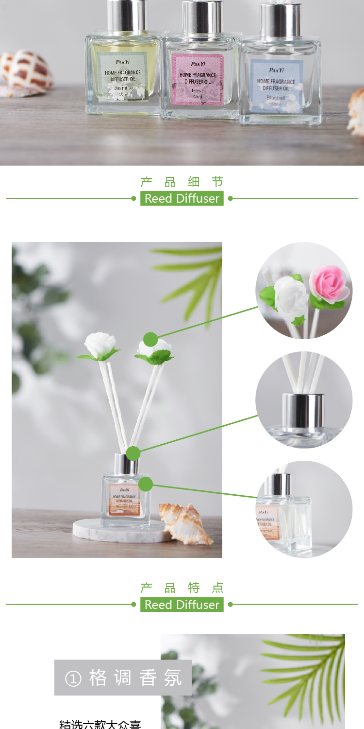 No fire aromatherapy indoor air freshener for deodorizing and long-lasting fragrance retention, suitable for bedrooms, hotels, and bathrooms