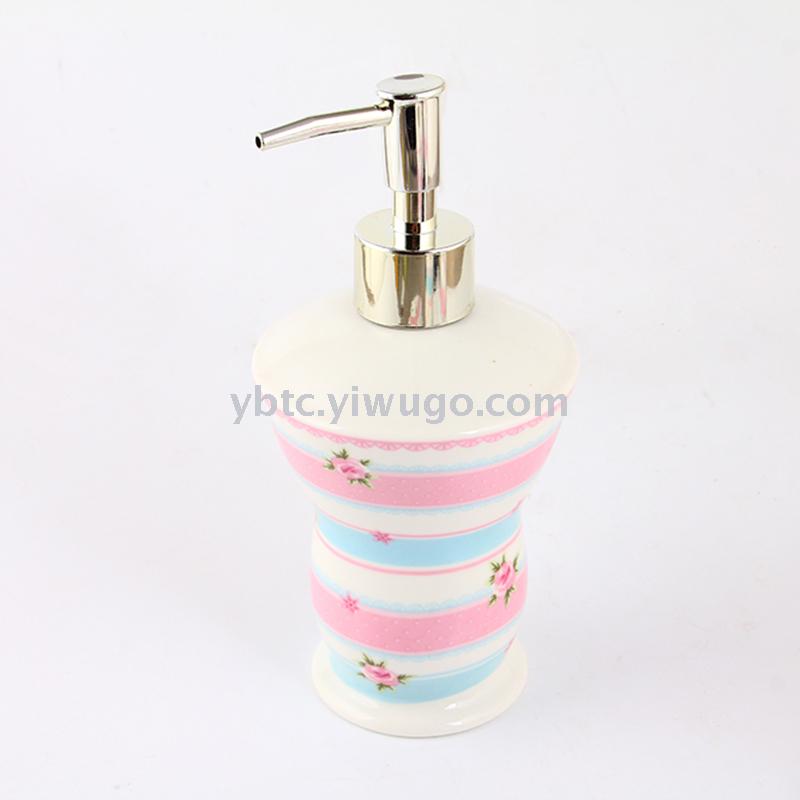 Ceramic toiletry set, bathroom supplies, bathroom four piece set, mouthwash cup, toothbrush cup set, creative sanitary ware gift