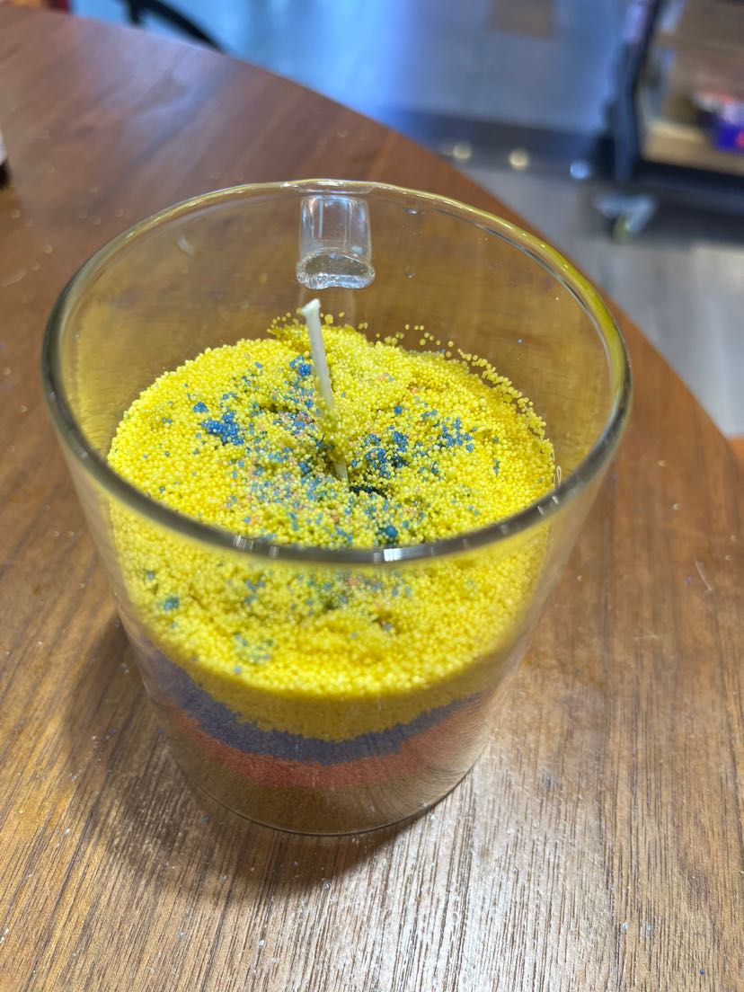 Sand wax DIY candle parent-child candle cup wax party wedding birthday gift candle aromatherapy candle