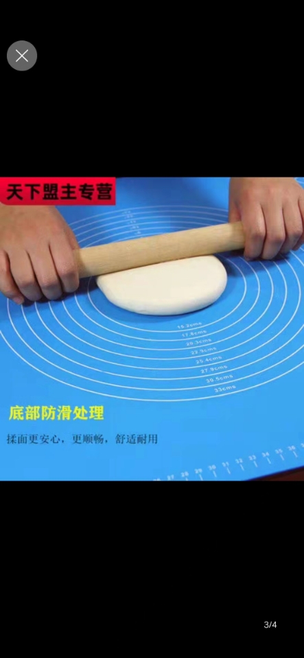Rolling pad, kneading pad, silicone kneading pad, anti slip and non stick, high resistant silicone pad