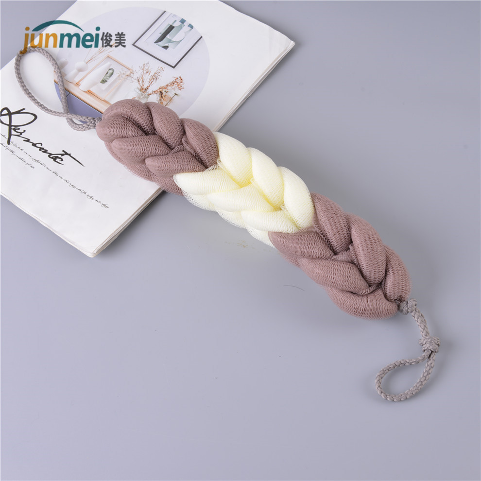 【 Handsome 】 Bath Ball Bath Flower Long Strip Rubbing Back Bath Strip Bath Towel Bath Ball Pulling Back Strip Divine Tool Rubbing Bath Towel