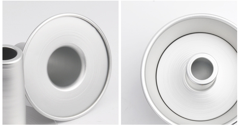 Baking mold 8-inch plus high hollow active bottom Qifeng cake mold aluminum alloy Qifeng cake mold 0.8mm thick