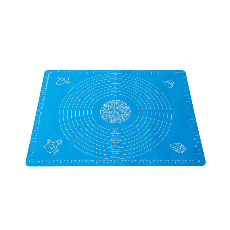 High temperature silicone pad kitchen large thick anti slip ring with scale kneading pad baking tray pad baking pad and dough pad