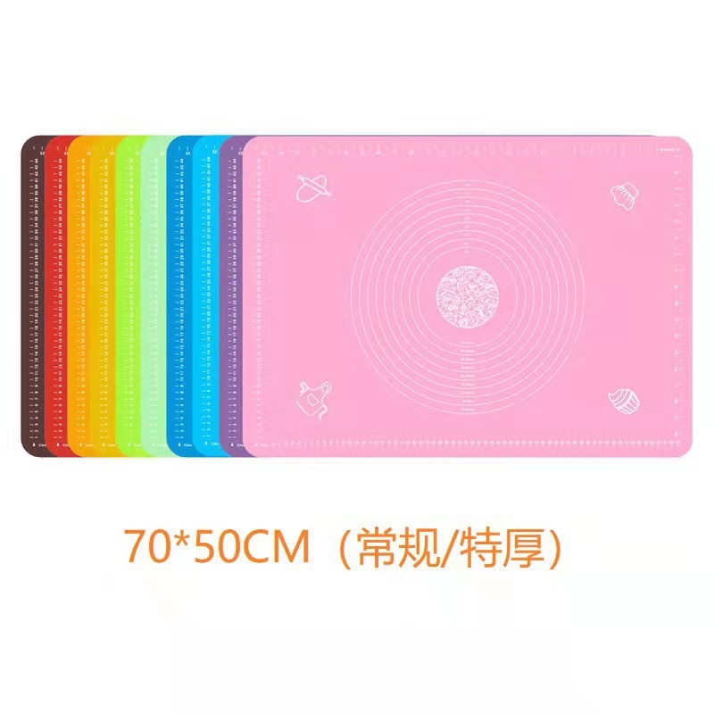 Baking tools, kitchen, household silicone pads, kneading pads, thickened, non slip, non stick rolling pads, flour pads, and dough pads