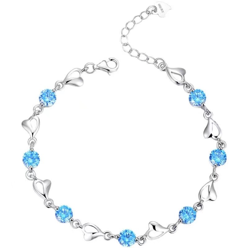 Heart of the Sea Bracelet Girl Xia ins Small crowd design 2024 new birthday gift Qixi gift girlfriend bracelet