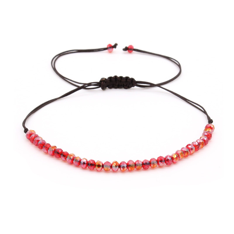 Christmas fashion hand woven crystal bracelet Korean style versatile girl bracelet simple accessories wholesale