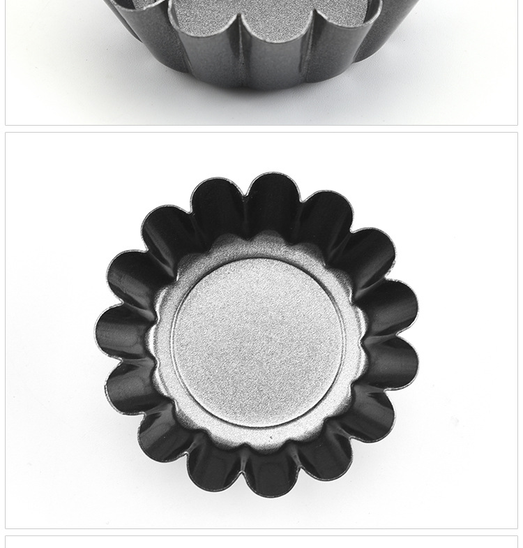 Egg tart mold manufacturers wholesale thickened egg tart molds chrysanthemum cake molds chrysanthemum cups egg tart molds in stock