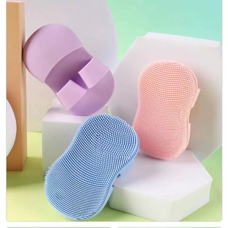 Mini finger face brush, soft bristled silicone brush, massage nose, nose and nose wings, clean pores, remove makeup, wash face with cleansing brush