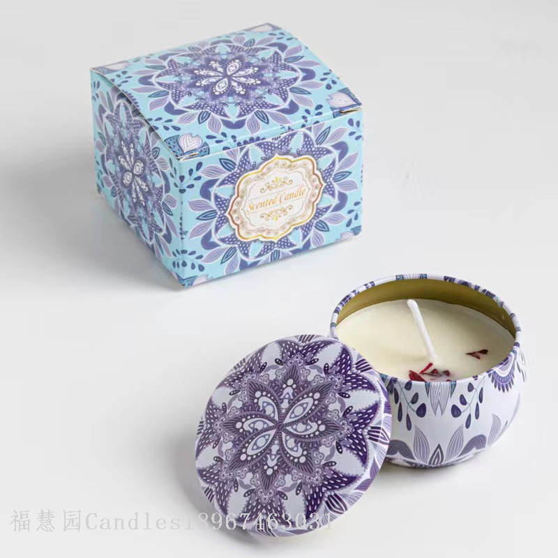 Cross border soybean wax dried floral scented candles, wedding souvenirs, birthday gifts, and giveaways