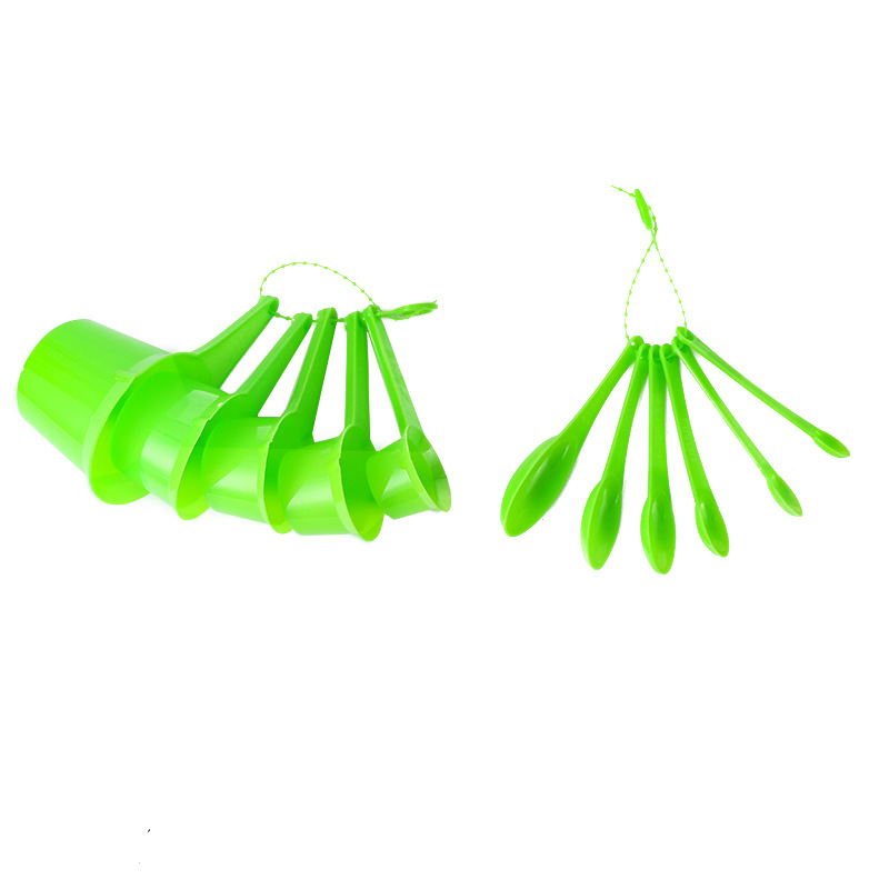 Small tool measuring spoon set 11 pieces PP plastic measuring spoon measuring cup baking tool