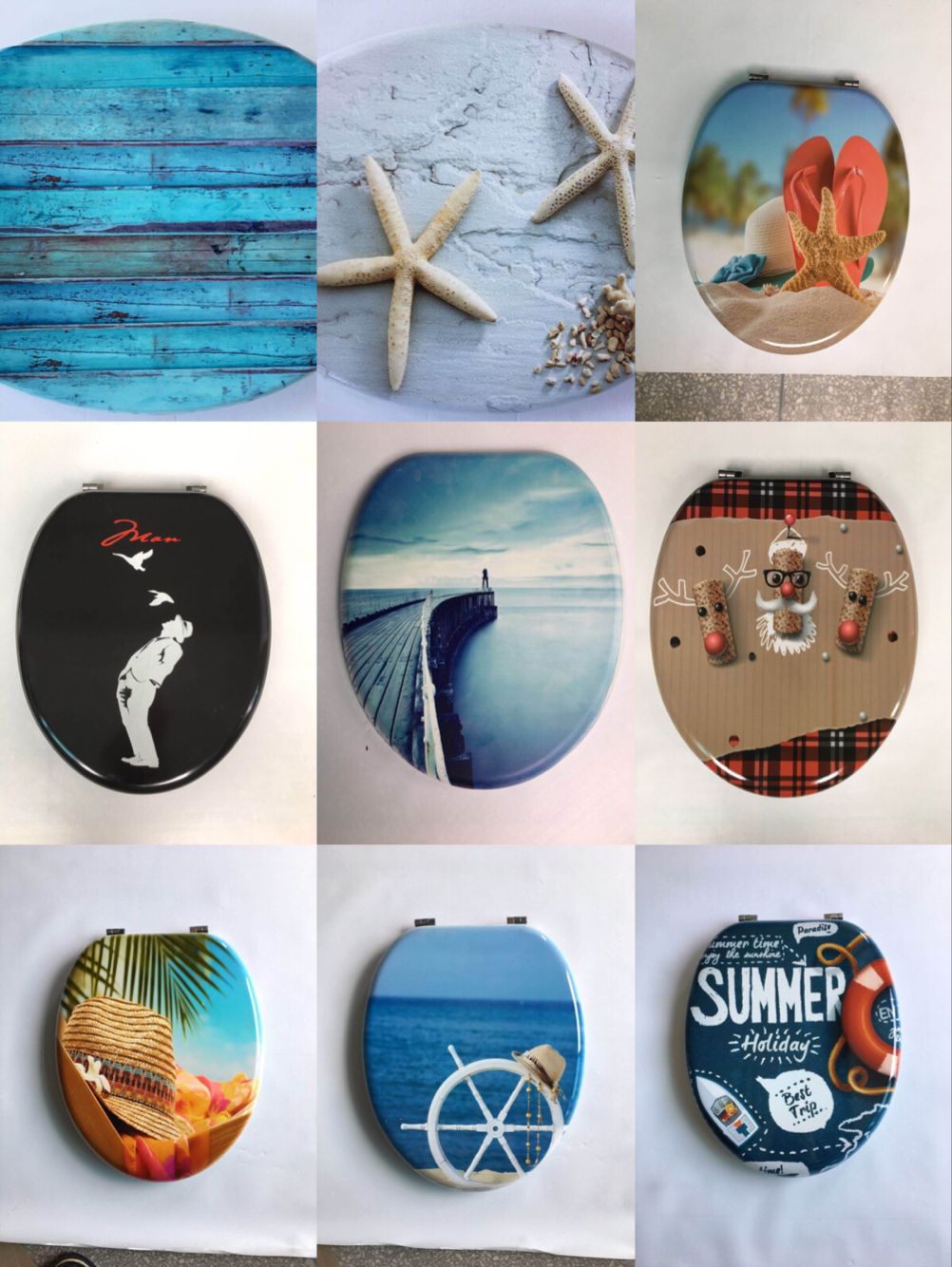 18 inch MDF laminated toilet seat with wooden toilet seat manufacturer direct sales