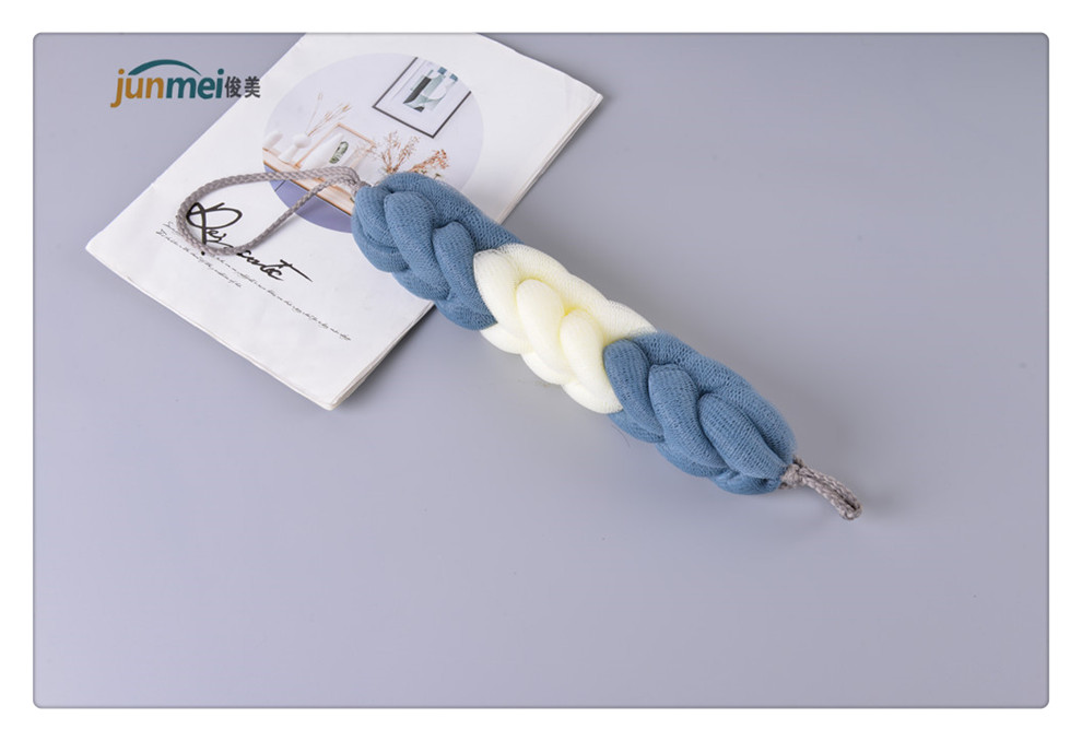 【 Handsome 】 Bath Ball Bath Flower Long Strip Rubbing Back Bath Strip Bath Towel Bath Ball Pulling Back Strip Divine Tool Rubbing Bath Towel