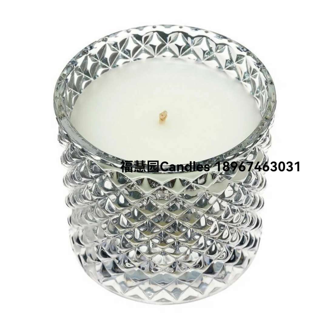 Manufacturer direct sales cross-border soybean wax glass cup aromatherapy candle wedding companion gift birthday gift giveaway