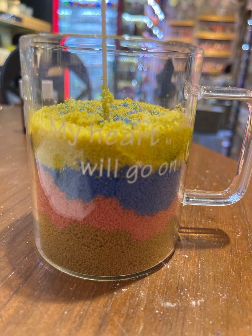 Sand wax DIY candle parent-child candle cup wax party wedding birthday gift candle aromatherapy candle