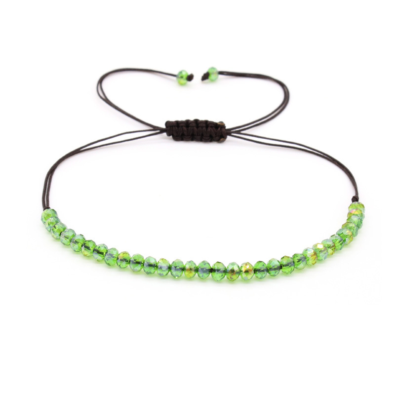 Christmas fashion hand woven crystal bracelet Korean style versatile girl bracelet simple accessories wholesale