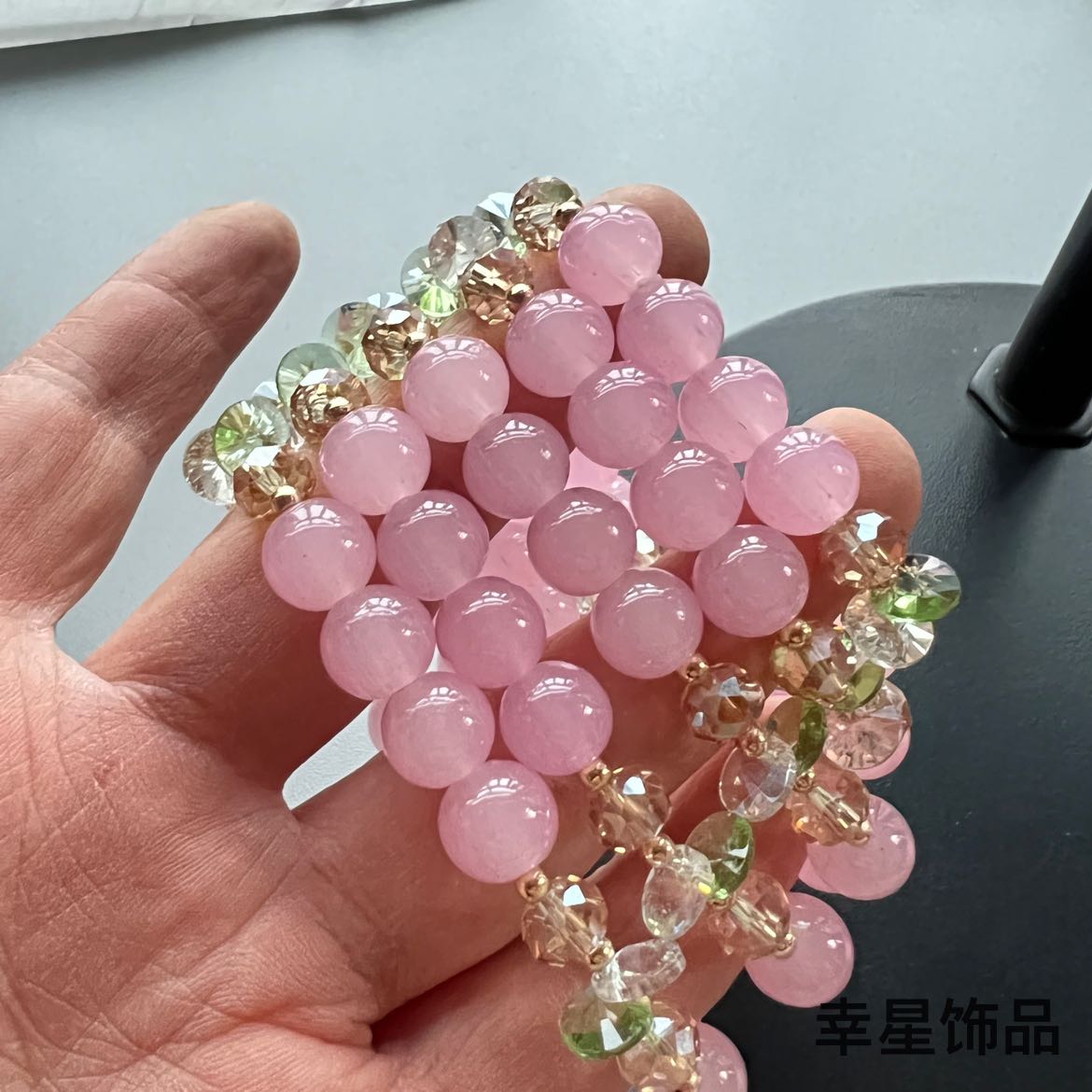 Small and niche colored bracelets, stone bursting beads, crystal bracelets, high-sensitivity bracelets, bracelets, accessories, jewelry, gifts