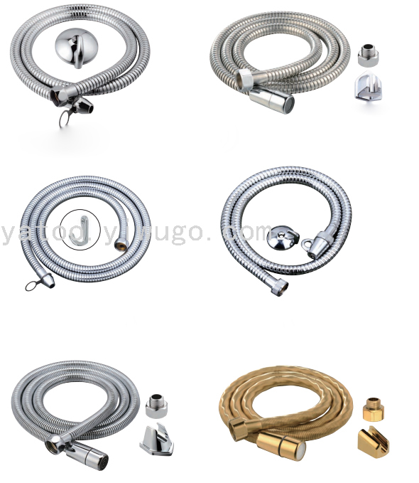Stainless steel shower hose, shower hose, explosion-proof shower nozzle, water pipe, electroplated metal hose, 1.5 meters 2/3 meters