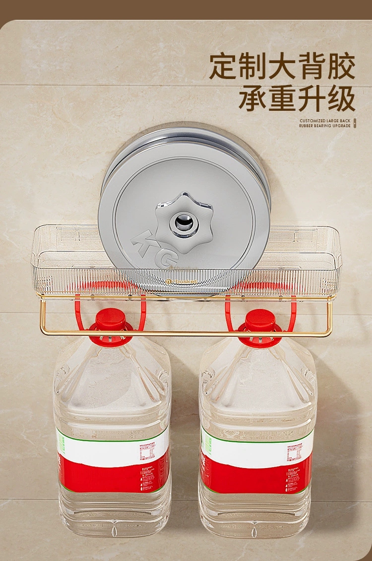 S44-ST5005 upgraded load-bearing bathroom storage rack, space aluminum wall mounted towel rack, toilet storage rack