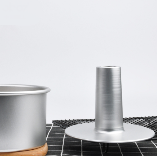 Baking mold 8-inch plus high hollow active bottom Qifeng cake mold aluminum alloy Qifeng cake mold 0.8mm thick