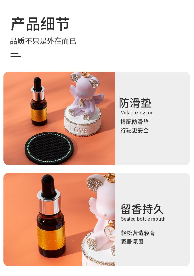 New Bear Car Decor Deodorizing Aromatherapy Decoration Cartoon Aromatherapy Deodorizing Aromatherapy Decor Wholesale