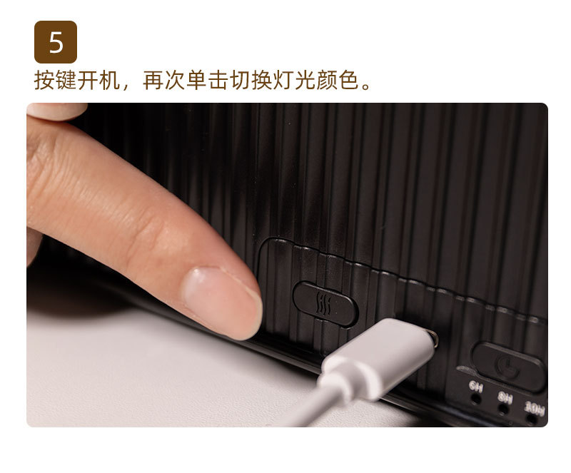 New Cross border Colorful Flame Aromatherapy Machine Desktop Small Humidifier Aromatherapy Machine Home Atmosphere Light Hydration and Fragrance Expansion Machine