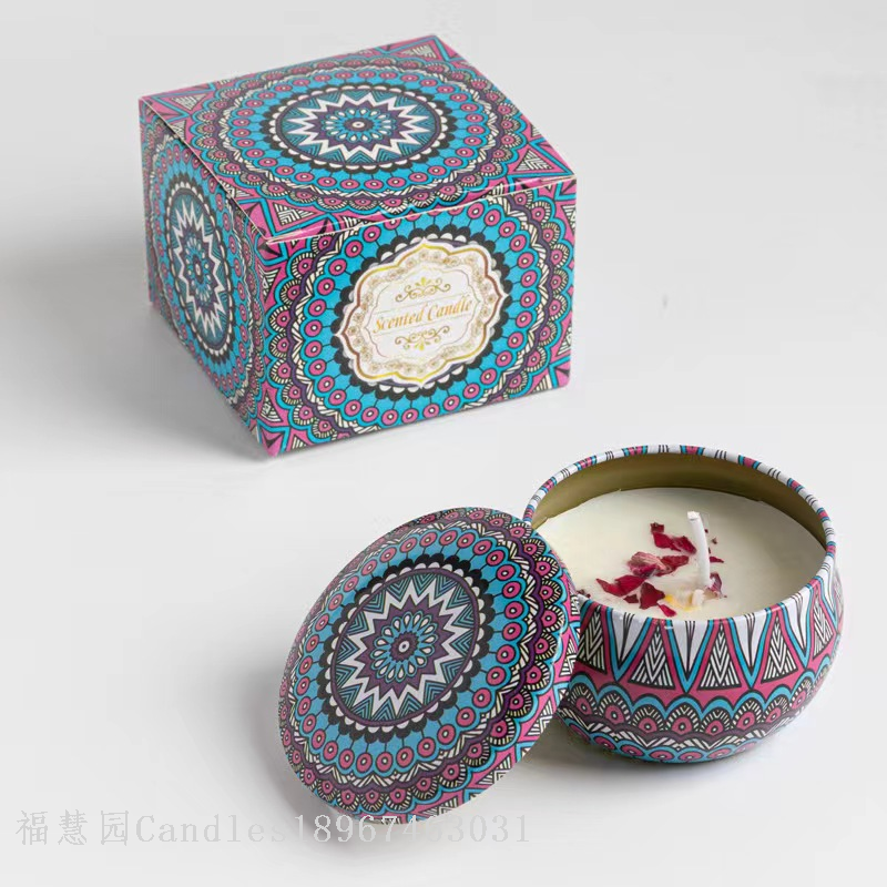 Cross border soybean wax dried floral scented candles, wedding souvenirs, birthday gifts, and giveaways