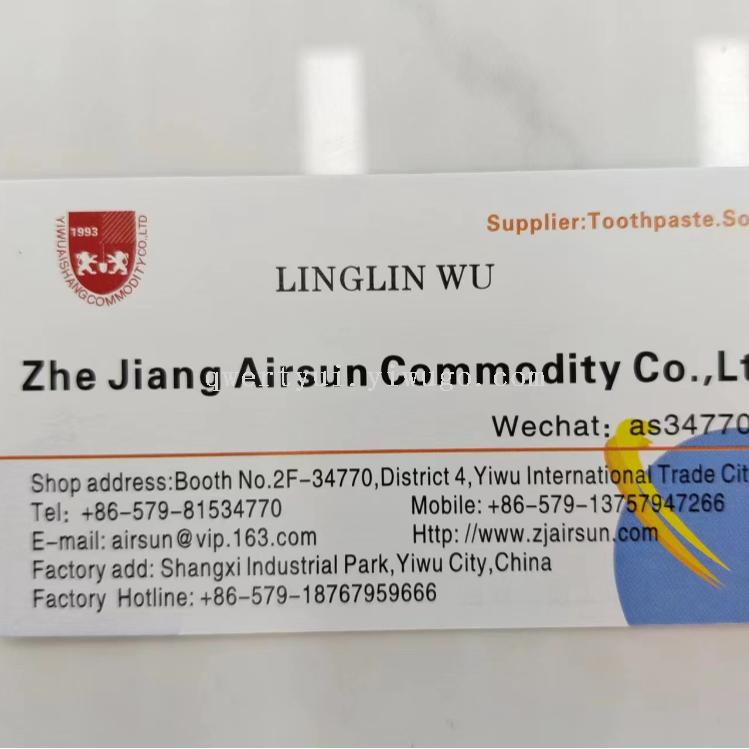 Aishang Toothpaste Doctor 100G Mint Flavor Refreshing Breath