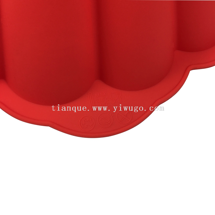 Silicone Qifeng Cake Mold for Household Oven Utensils Baking Mold Anti slip Thick Circular Kitchen Cake Mold