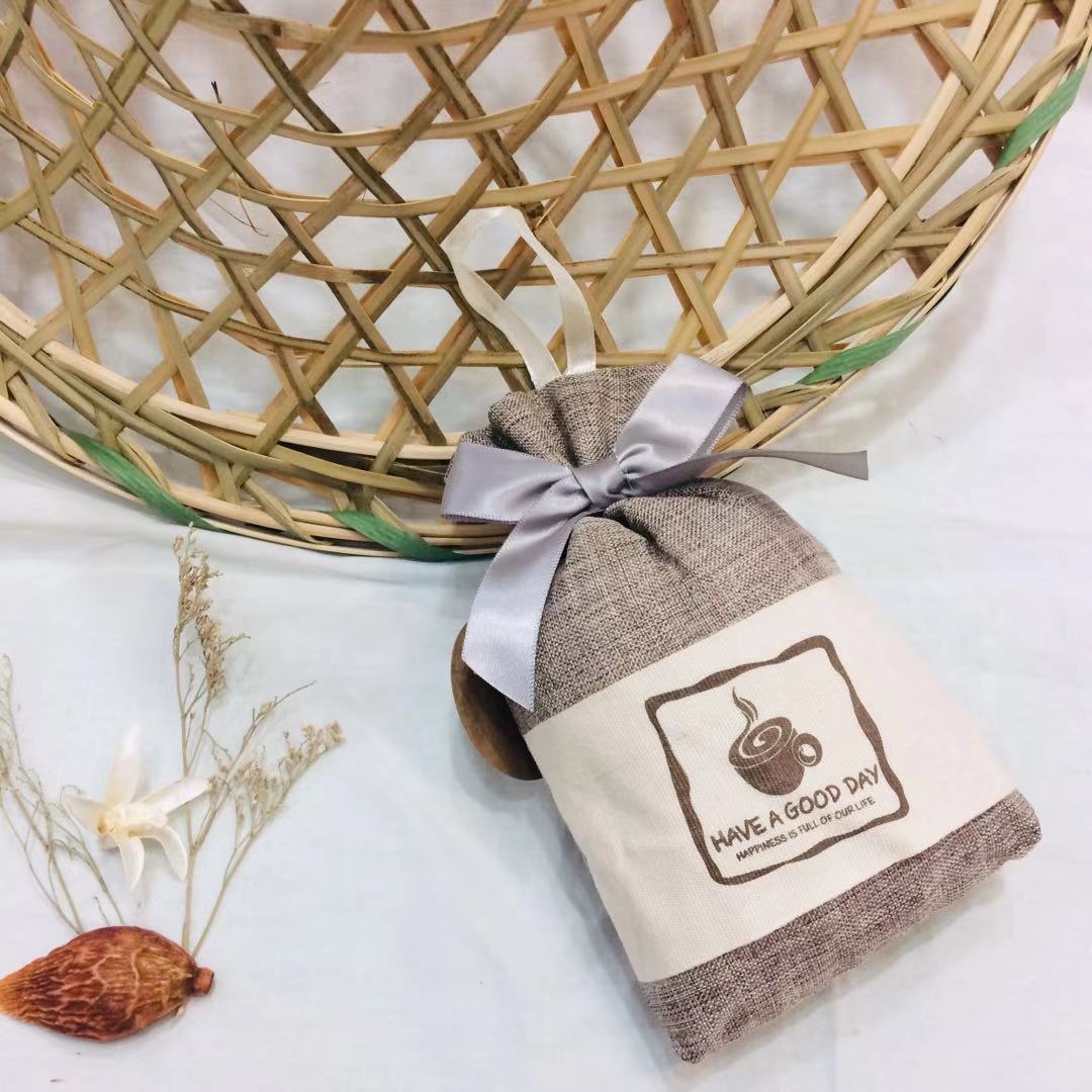 New Korean version simple fabric tea sachet wardrobe/shoe cabinet/car aromatherapy bag factory direct sales JA-666