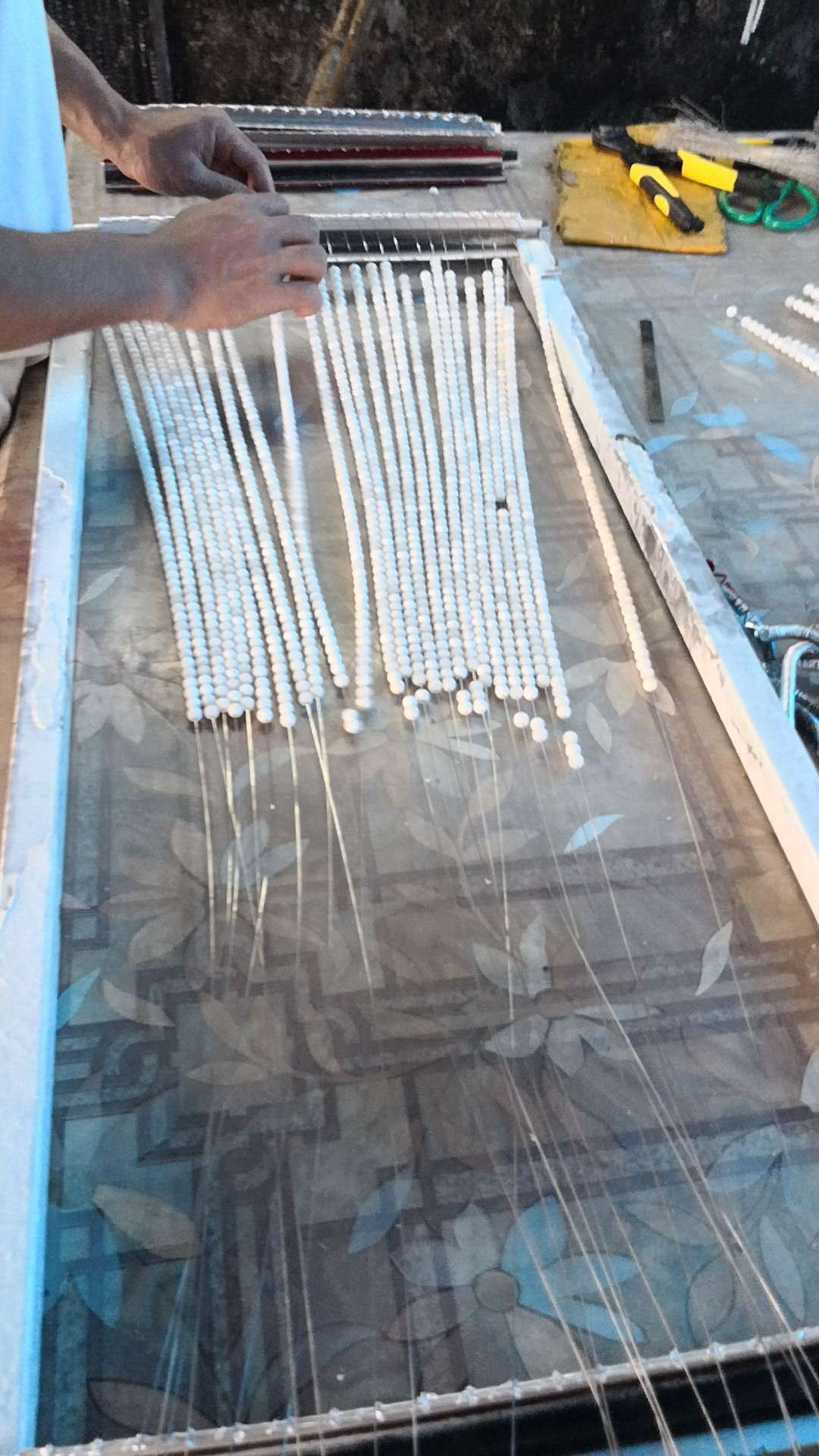 Spot wholesale high imitation Nanyang shell pearls imitation natural colored shell necklaces bracelets DIY naked bead accessories