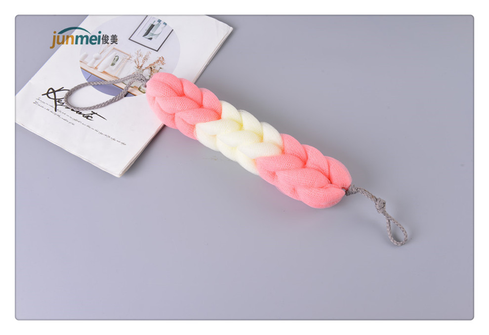 【 Handsome 】 Bath Ball Bath Flower Long Strip Rubbing Back Bath Strip Bath Towel Bath Ball Pulling Back Strip Divine Tool Rubbing Bath Towel