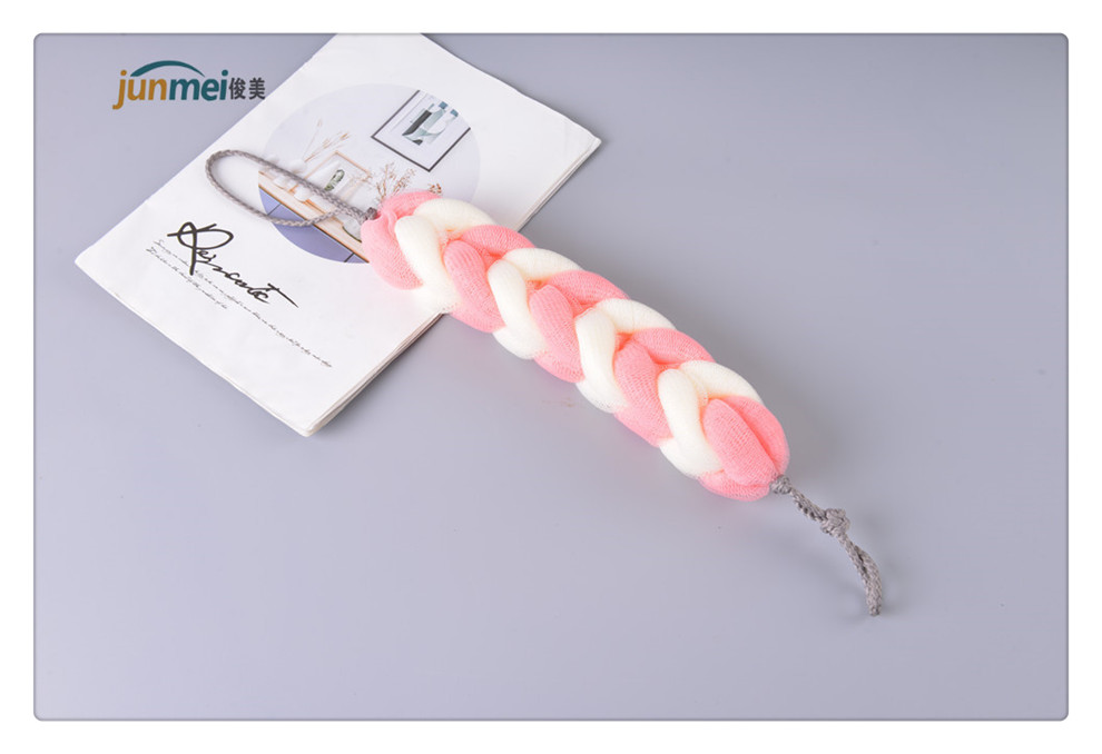 【 Handsome 】 Bath Ball Bath Flower Long Strip Rubbing Back Bath Strip Bath Towel Bath Ball Pulling Back Strip Divine Tool Rubbing Bath Towel