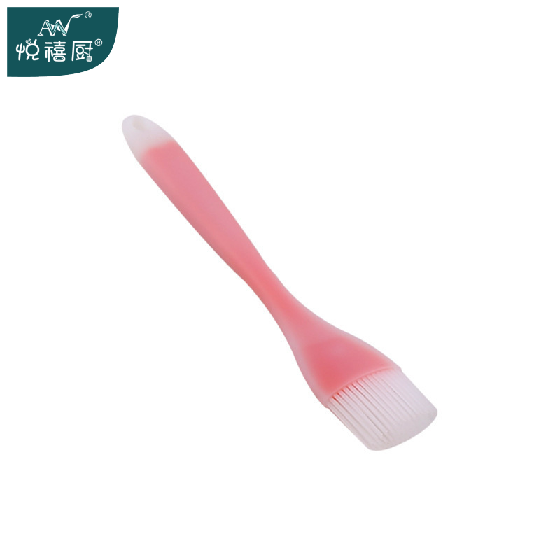 【 Yuexi Kitchen 】 Large all inclusive semi transparent silicone brush, barbecue brush, baking cream butter brush