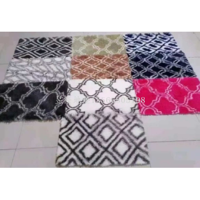 Factory direct sales carpet mats, floor mats, anti slip mats, bathroom mats, entrance door mats, tie dyed long silk wool