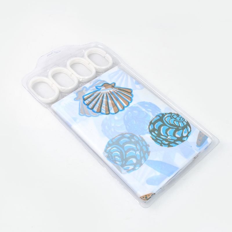 Factory direct sales of environmentally friendly bathroom waterproof shower curtains are cheap