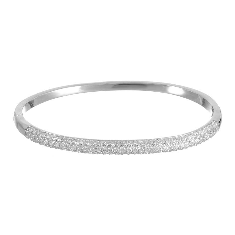 Manufacturer direct sales of simple women's diamond studded bar bracelets, popular items on AliExpress in Europe and America, hand jewelry, foreign trade source